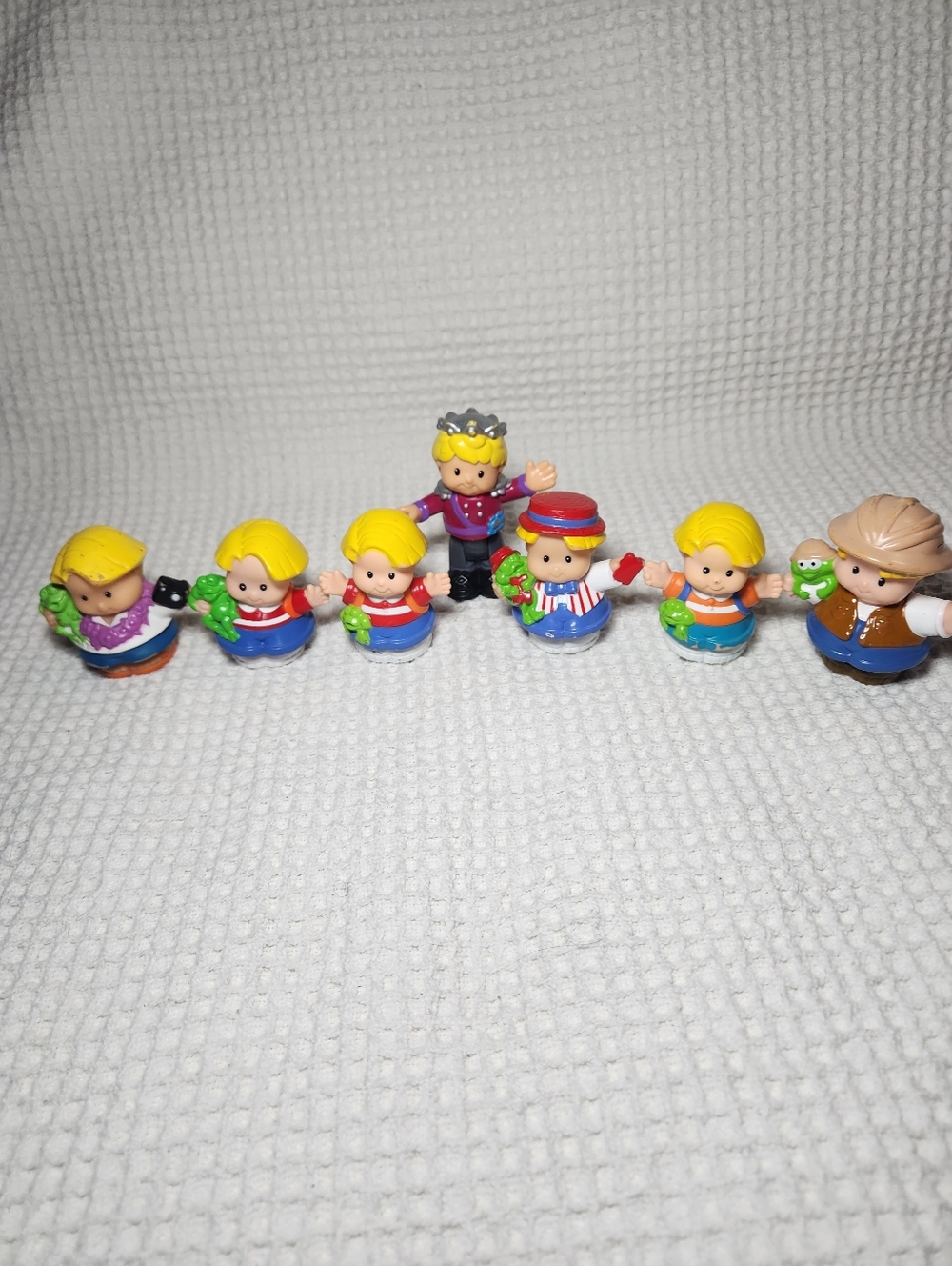 Vintage Little People Eddie Set Of 7 Rare Some Flaws Check Photos!